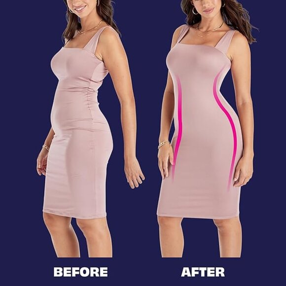 SHAPERX Women Shapewear Tummy Control Open Bust Body Shaper Sz: XL Beige - Picture 9 of 10